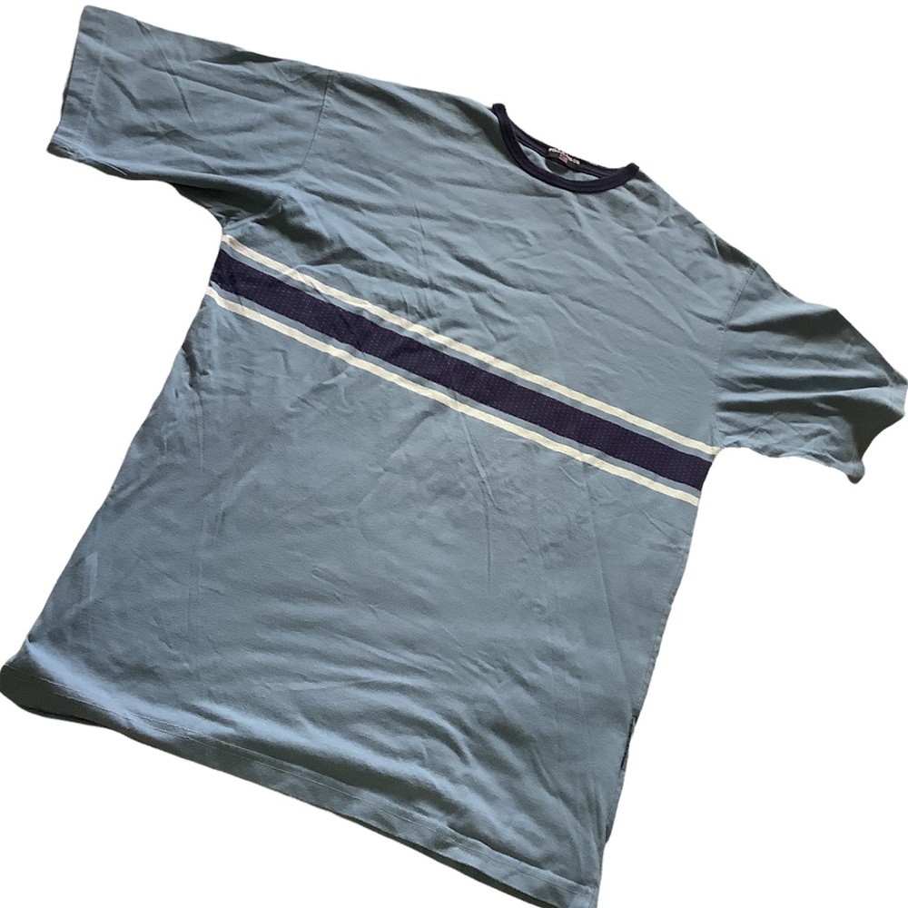Med or large polo jeans Co blue striped t-shirt rare